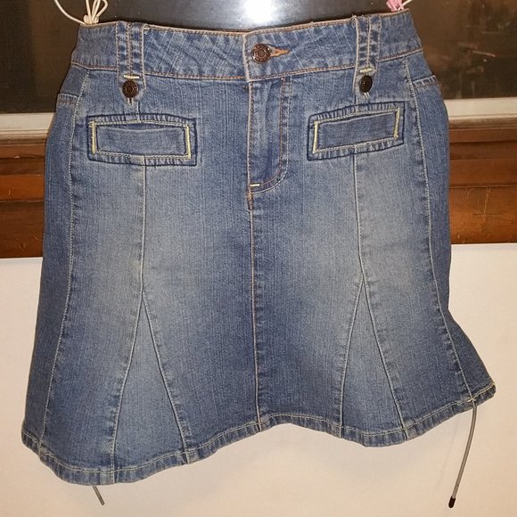 jean skirt old navy